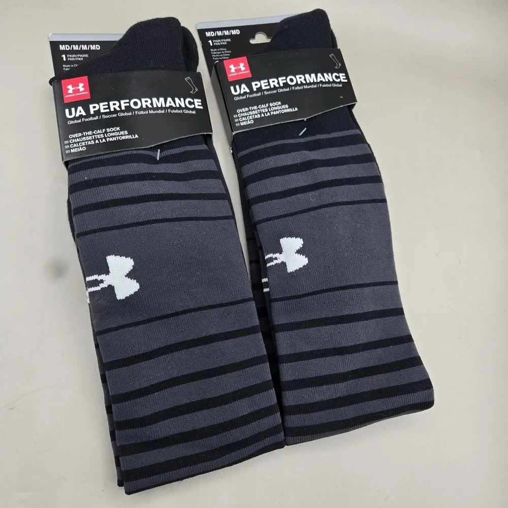 Under Armour UA Performance Over The Calf Men's Size Medium 4-8.5 Socks (2 Pair)